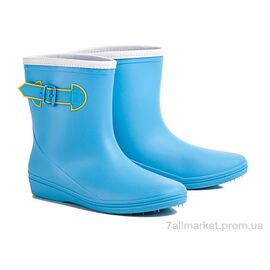 Чоботи жіночі зручні Весна/осінь 818 голубые (5 пар р.36-39) "Class Shoes" недорого оптом від прямого постачальника