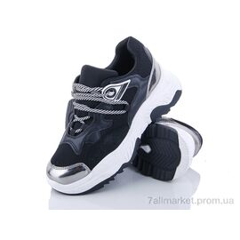 Кросівки жіночі модні Весна/осінь KB125 черный (6 пар р.36-41) "Class Shoes" недорого оптом від прямого постачальника