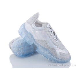 Кросівки жіночі модні Весна/осінь A8823 серебряный (6 пар р.36-40) "Class Shoes" недорого оптом від прямого постачальника