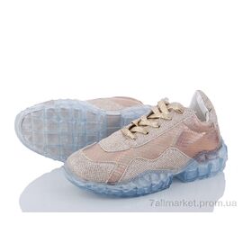 Кросівки жіночі модні Весна/осінь A8823 золотой (6 пар р.36-40) "Class Shoes" недорого оптом від прямого постачальника