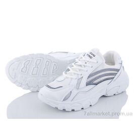 Кросівки жіночі модні Весна/осінь 18865 белый (6 пар р.36-40) "Class Shoes" недорого оптом від прямого постачальника