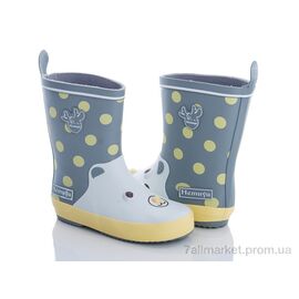 Гумове взуття дитяча Весна/осінь HMY2 серый (8 пар р.30-36) "Class Shoes" недорого оптом від прямого постачальника
