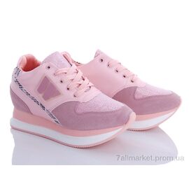 Кросівки жіночі модні Весна/осінь WR1002 розовый (8 пар р.36-40) "Class Shoes" недорого оптом від прямого постачальника