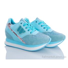 Кросівки жіночі модні Весна/осінь WR1002 голубой (8 пар р.36-40) "Class Shoes" недорого оптом від прямого постачальника