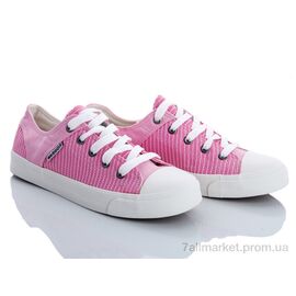 Кеди жіночі стильні Весна/осінь WR03 розовый (6 пар р.34-37) "Class Shoes" недорого оптом від прямого постачальника