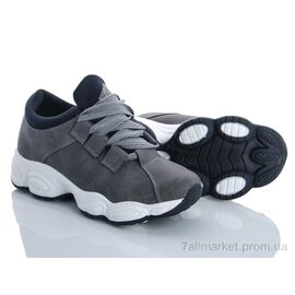 Кросівки жіночі модні Весна/осінь J009 серый (8 пар р.37-40) "Class Shoes" недорого оптом від прямого постачальника
