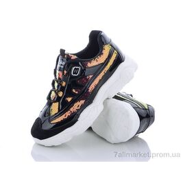 Кросівки жіночі модні Весна/осінь A881 black (6 пар р.36-40) "Class Shoes" недорого оптом від прямого постачальника