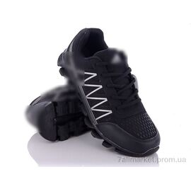 Кросівки чоловічі модні Весна/осінь AMAX90-2 чорний (8 пар р.41-45) "Class Shoes" недорого оптом від прямого постачальника