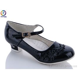 Фотография Туфли детские удобные Весна/осень 35Y-1 (8 пар р.32-37) "Леопард" недорого оптом от прямого поставщика