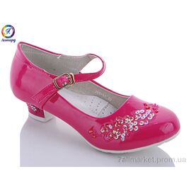 Фотография Туфли детские удобные Весна/осень 35Y-11 (8 пар р.32-37) "Леопард" недорого оптом от прямого поставщика