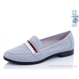 Туфлі жіночі стильні Весна/осінь 1JA323 серый (10 пар р.35-40) "Euromoda" недорого оптом від прямого постачальника
