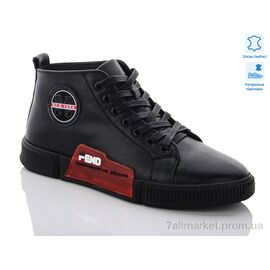 Кросівки чоловічі модні Весна/осінь 2RC1047 black (10 пар р.39-45) "Euromoda" недорого оптом від прямого постачальника