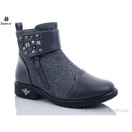 Фотография Ботинки детские удобные Весна/осень 8008 grey (8 пар р.32-37) "Башили" недорого оптом от прямого поставщика