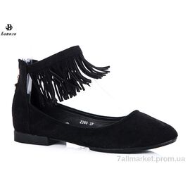 Туфлі жіночі стильні Весна/осінь Z380 (8 пар р.36-41) "Башили" недорого оптом від прямого постачальника
