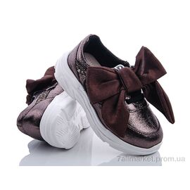 Кросівки дитячі модні Весна/осінь 1913 brown (6 пар р.27-32) "Эльффей" недорого оптом від прямого постачальника