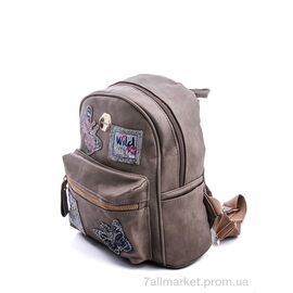 Портфель дитячий 6-18 beige 27*24*13 см, "Эльффей" недорого оптом від прямого постачальника