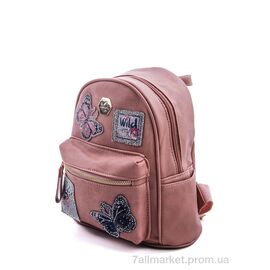 Портфель дитячий 6-18 pink 27*24*13 см, "Эльффей" недорого оптом від прямого постачальника