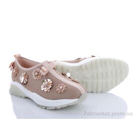 Кросівки дитячі модні Весна/осінь T023-Z89 golden (6 пар р.33-38) "Эльффей" недорого оптом від прямого постачальника