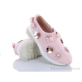 Кросівки дитячі модні Весна/осінь T023-Z89 pink (6 пар р.33-38) "Эльффей" недорого оптом від прямого постачальника