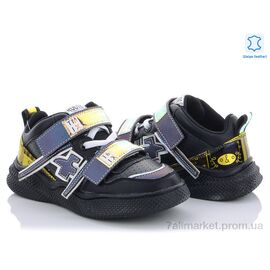 Кросівки дитячі модні Весна/осінь DB1975A black (8 пар р.26-31) "Эльффей" недорого оптом від прямого постачальника