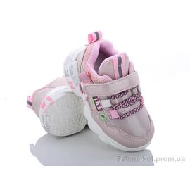 Кросівки дитячі модні Весна/осінь K221 pink (8 пар р.23-28) "Эльффей" недорого оптом від прямого постачальника