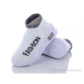 Кросівки дитячі модні  616-3A белый (8 пар р.32-39) "Эльффей" недорого оптом від прямого постачальника