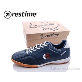 Футбольне взуття чоловічі Весна/осінь DMB19888 navy-white-burgundy (8 пар р.41-46) "Restime" недорого оптом від прямого постачальника