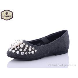 Балетки дитячі на дівчинку Весна/осінь A18188 (8 пар р.31-36) "PALIAMENT" недорого оптом від прямого постачальника
