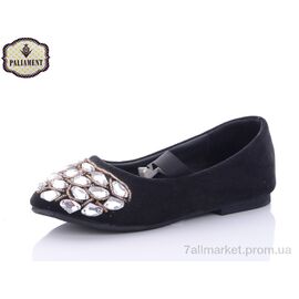 Балетки дитячі на дівчинку Весна/осінь A18185 (8 пар р.31-36) "PALIAMENT" недорого оптом від прямого постачальника