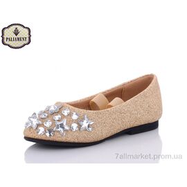 Балетки дитячі на дівчинку Весна/осінь D18200-5 (8 пар р.26-31) "PALIAMENT" недорого оптом від прямого постачальника