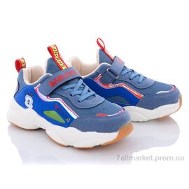Кросівки дитячі модні Весна/осінь BD82003-32 синий (8 пар р.27-31) "Class Shoes" недорого оптом від прямого постачальника