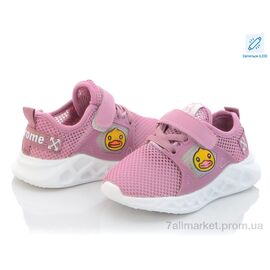 Кросівки дитячі модні Весна/осінь BD-C095-1 розовый LED (8 пар р.22-26) "Class Shoes" недорого оптом від прямого постачальника