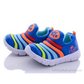 Фотография Кроссовки детские модные Весна/осень BD706-2 синий (8 пар р.26-30) "Class Shoes" недорого оптом от прямого поставщика
