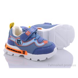 Кросівки дитячі модні Весна/осінь BD-A002-4 синий (8 пар р.22-26) "Class Shoes" недорого оптом від прямого постачальника