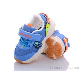 Кросівки дитячі модні Весна/осінь BD509 голубой (8 пар р.22-27) "Class Shoes" недорого оптом від прямого постачальника