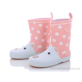 Гумове взуття дитяча Весна/осінь DHMY2 розовый (8 пар р.31-36) "Class Shoes" недорого оптом від прямого постачальника