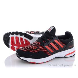 Кросівки чоловічі модні Весна/осінь A91 черно-красный (8 пар р.40-44) "Class Shoes" недорого оптом від прямого постачальника