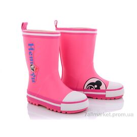 Гумове взуття дитяча Весна/осінь DYG1 розовый (8 пар р.24-29) "Class Shoes" недорого оптом від прямого постачальника