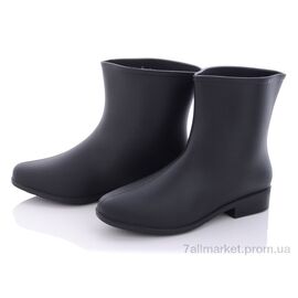 Гумове взуття жіноче Весна/осінь 108W черный (8 пар р.36-40) "Class Shoes" недорого оптом від прямого постачальника