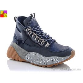 Черевики жіночі стильні Весна/осінь BSK21-27-01 (8 пар р.36-40) "BG" недорого оптом від прямого постачальника