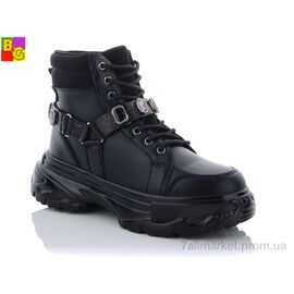 Черевики жіночі стильні Весна/осінь BSK21-25-04 (8 пар р.36-40) "BG" недорого оптом від прямого постачальника