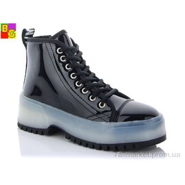 Черевики жіночі стильні Весна/осінь BSK21-43-04 (8 пар р.36-40) "BG" недорого оптом від прямого постачальника