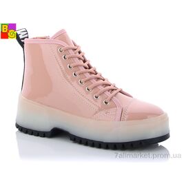 Черевики жіночі стильні Весна/осінь BSK21-44-12 (8 пар р.36-40) "BG" недорого оптом від прямого постачальника