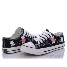 Кеди дитячі легкі Весна/осінь 912 черный (8 пар р.35-40) "Class Shoes" недорого оптом від прямого постачальника