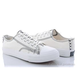 Кеди жіночі стильні Весна/осінь A608 белый (6 пар р.36-40) "Class Shoes" недорого оптом від прямого постачальника