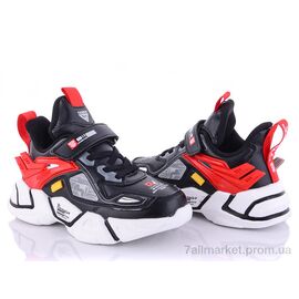 Кросівки дитячі модні Весна/осінь 66011 red (7 пар р.31-37) "Эльффей" недорого оптом від прямого постачальника