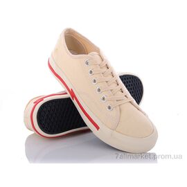 Кеди жіночі стильні Весна/осінь A918 бежевый (8 пар р.36-40) "Class Shoes" недорого оптом від прямого постачальника