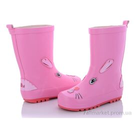 Гумове взуття дитяча Весна/осінь HMY206 розовый (8 пар р.25-30) "Class Shoes" недорого оптом від прямого постачальника