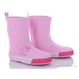 Гумове взуття дитяча Весна/осінь HMY218 розовый (8 пар р.26-32) "Class Shoes" недорого оптом від прямого постачальника