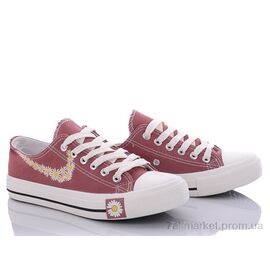 Кеди жіночі стильні Весна/осінь 708 розовый (8 пар р.35-40) "Class Shoes" недорого оптом від прямого постачальника